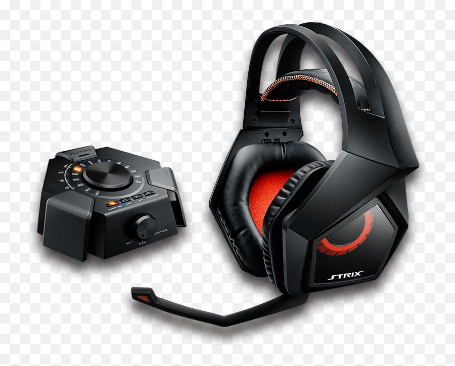 Strix Dsp Headphones U0026 Headsets Asus Global - Asus Rog Headset Strix Png,Gaming Headset Png