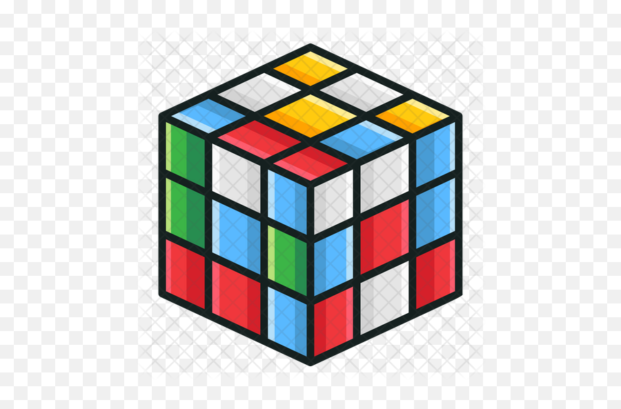 Rubiku2019s Cube Icon - Rubiks Cube Icon Png,Rubik's Cube Png