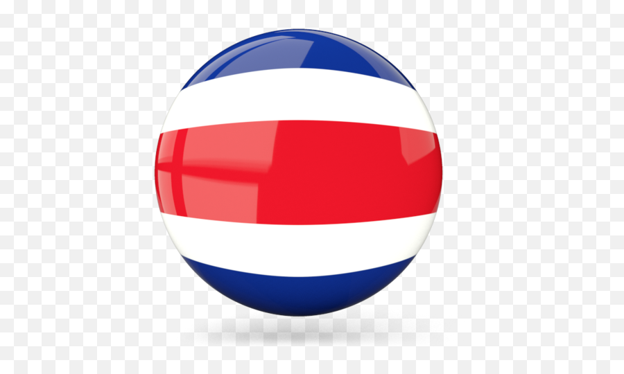 Glossy Round Icon - Costa Rica Flag Icon Png,Costa Rica Png