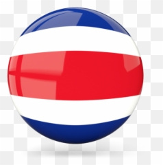 Glossy Round Icon - Costa Rica Flag Icon Png,Costa Rica Png