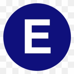 Mta E Train Logo - H Blue Png,Mta Logo