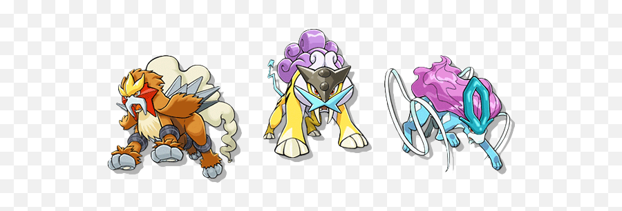 Legendary Megathread - Entei Suicune Raikou Png,Suicune Png