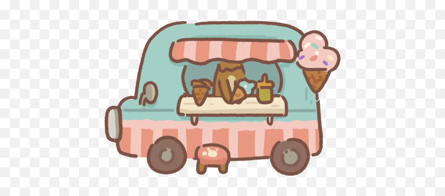 Ice Cream Truck - Junk Food Png,Ice Cream Truck Png