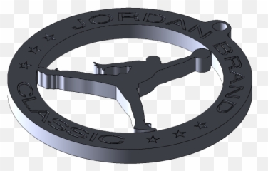 Jordan Logo 3d Cad Model Library Grabcad - Security Camera Png,Jordan Logo Transparent