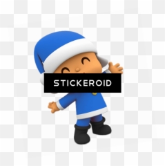 Pocoyo Blue Santa Suit - Pocoyo Christmas Transparent Pocoyo Christmas Png,Pocoyo Png
