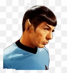 Spock Vulcan Startrektos Startrek Sticker By B - For Adult Png,Spock Png