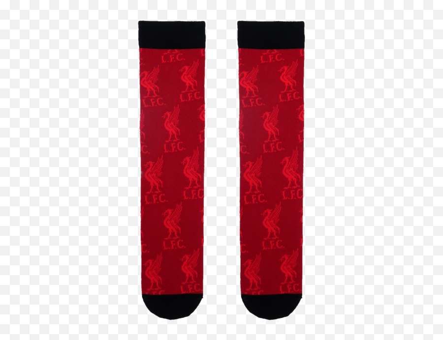 Liverpool Fc All Over Print Logo Socks In Red - Liverpool Socks Png,Liverpool Fc Logo