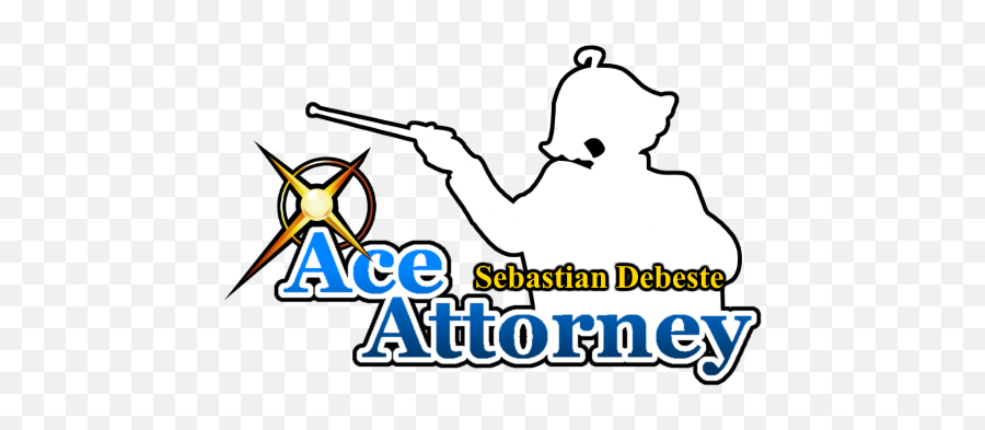Ace Attorney Fan Logo By Minuanogs - Sebastian Debeste Ace Sebastian Debeste Ace Attorney Logo Png,Fan Logo