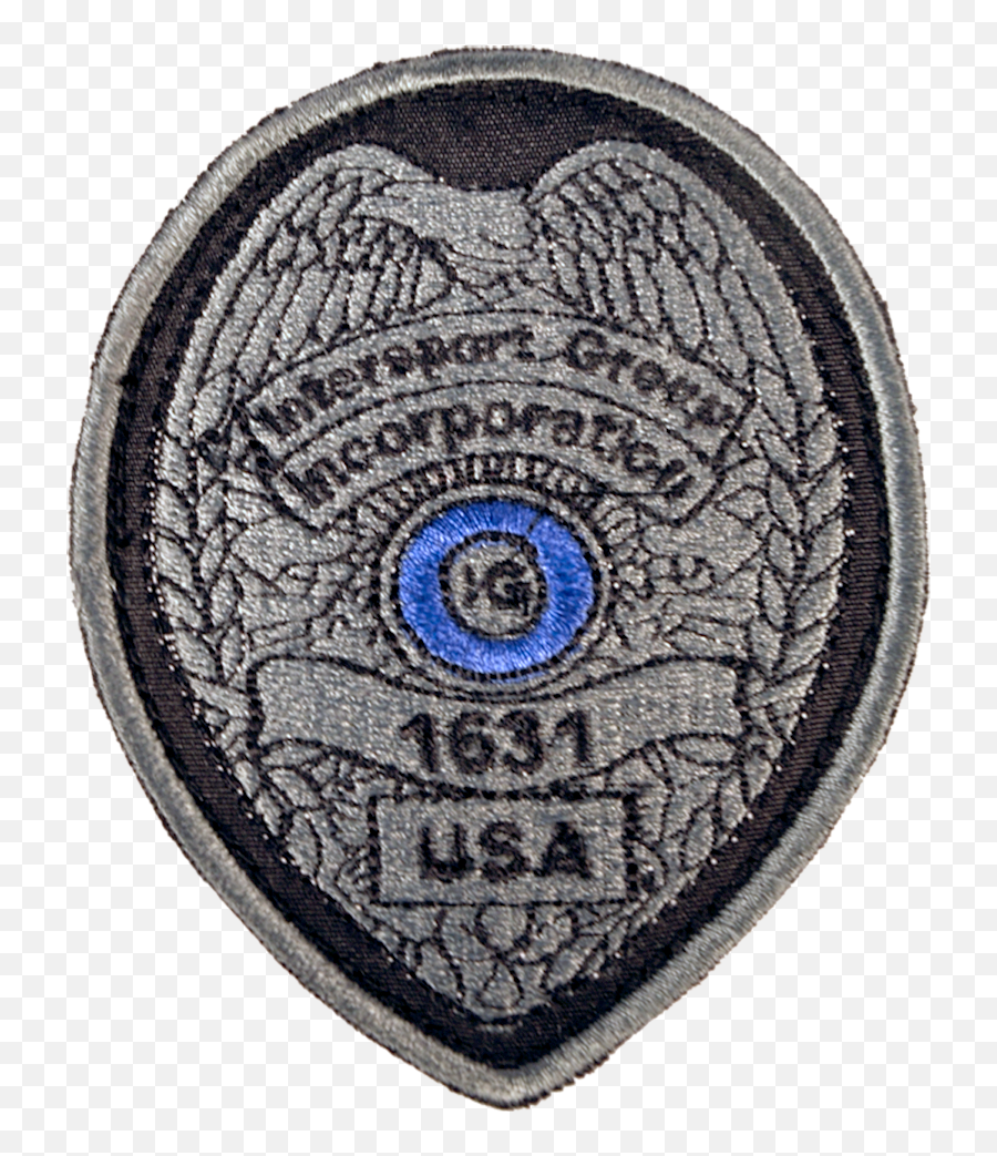 Embroidered Badge - Solid Png,Blank Police Badge Png
