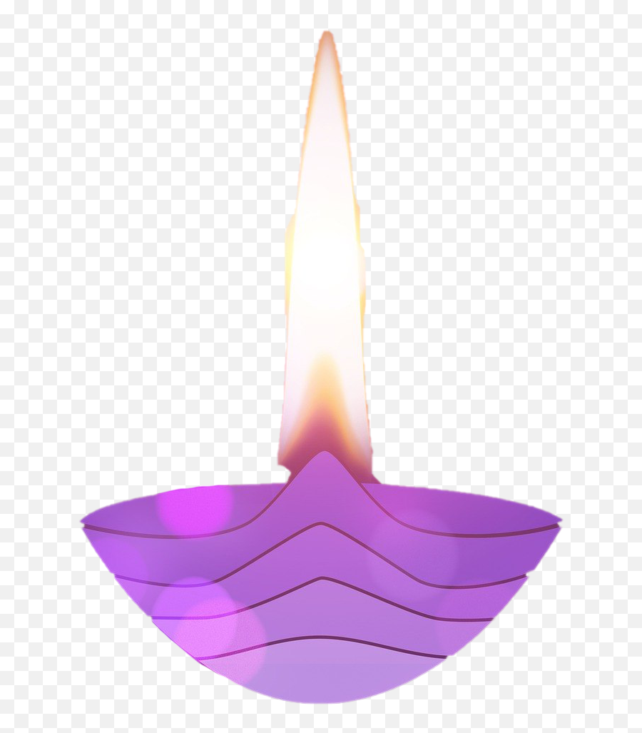 Purple Diya Png - Vertical,Purple Flame Png