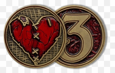 Wounded Heart - Metal Healthwound Tokens Luxury Playstyle Solid Png,Dishonored Icon