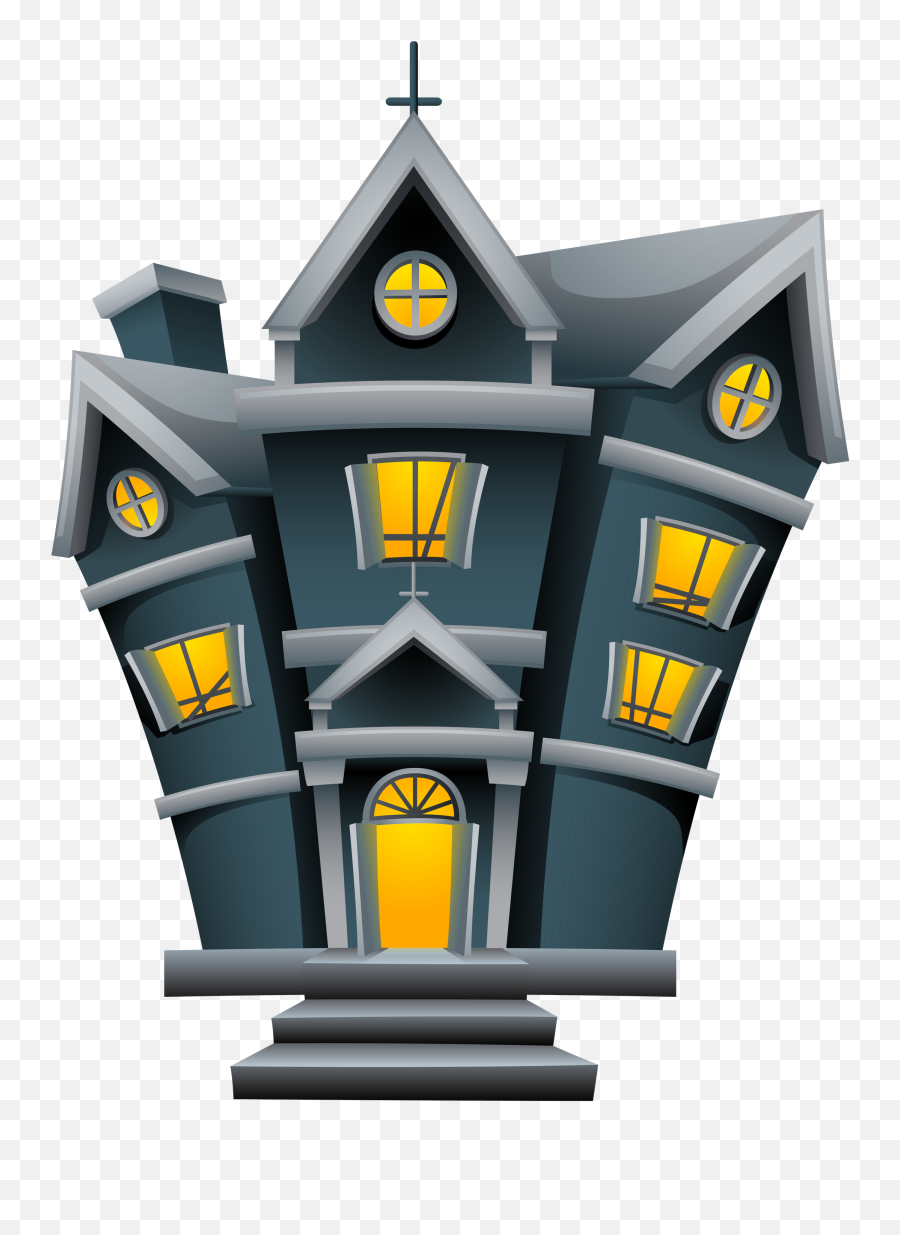 Halloween House Clipart Transparent Png - Halloween Cartoon Designs,House Clipart Transparent