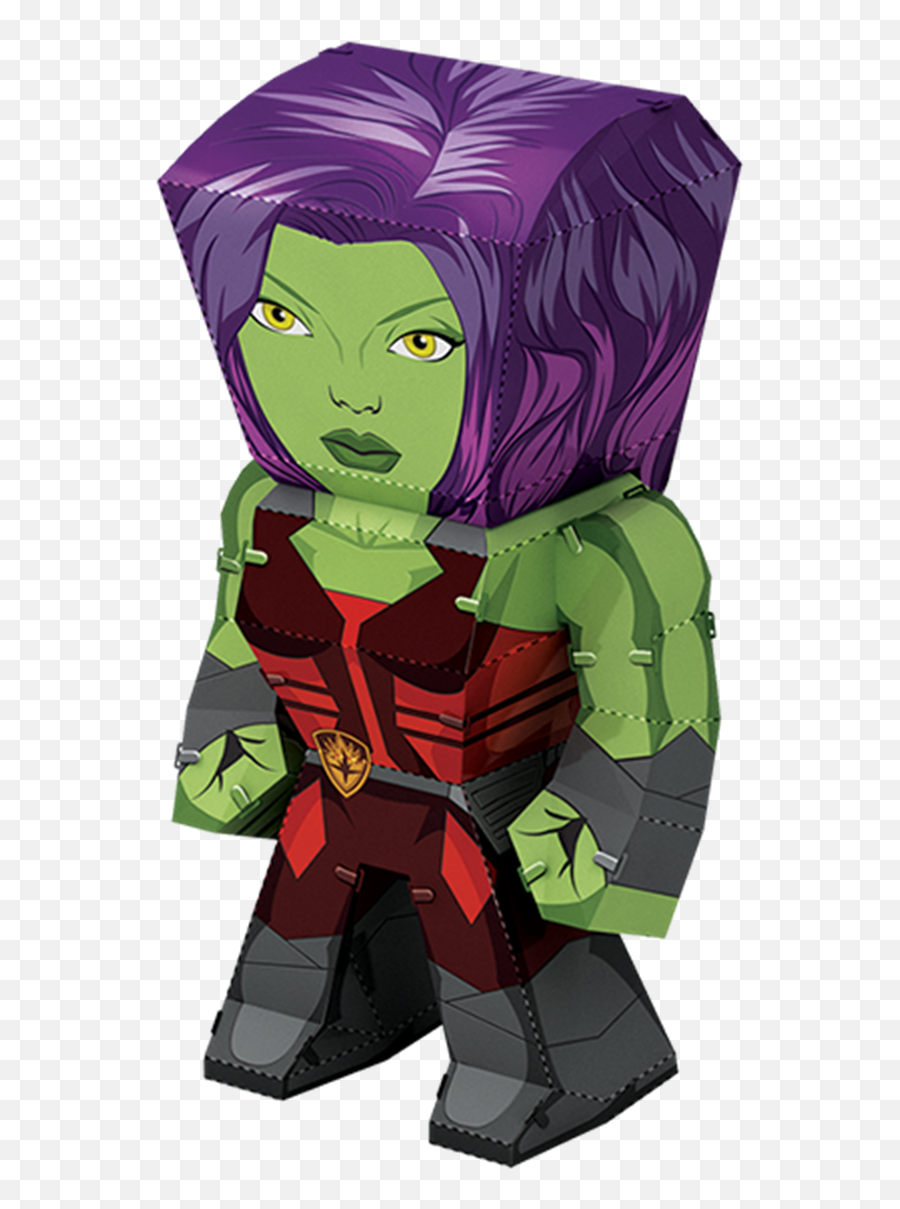 Metal Earth Legends - Gamora Png,Gamora Png