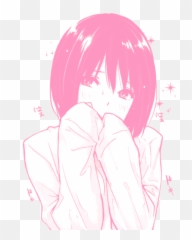 Pastel Japan Aesthetic Wallpapers - Pink Anime Girl png