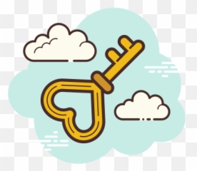 Heart Key Icon U2013 Free Download Png And Vector - Pastel Aesthetic Roblox Logo