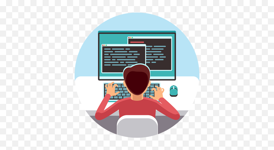 Typing Programs Agent - Typing A Report Cartoon Png,Student At Desk Icon