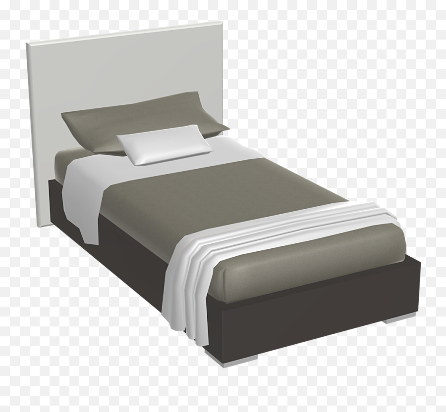 Single Bed Png 2 Image - 3d Single Bed Free,Bed Transparent Background