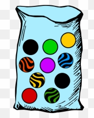 Free Clip Art Childrens Marbles - 10 Marbles In A Bag Png,Marbles Png