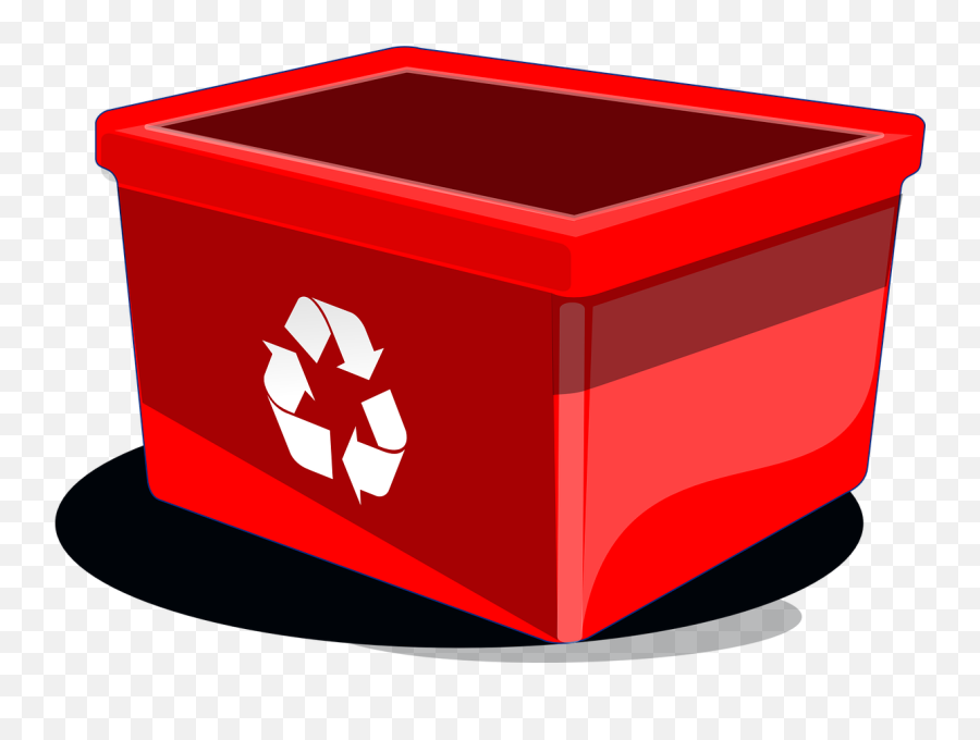 Recycle Bin Reuse - Free Vector Graphic On Pixabay Brown Recycling Bin Png,Red Box Png