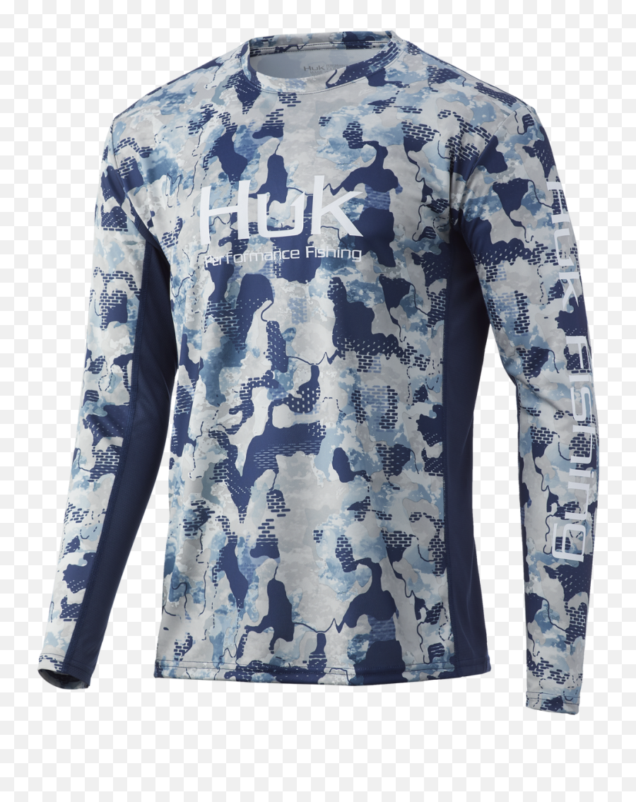 Huk Icon X Refraction Shirt - Refraction Bluefin Huk Gear Huk Icon X Refraction Camo Shirt Png,Heros And Icon