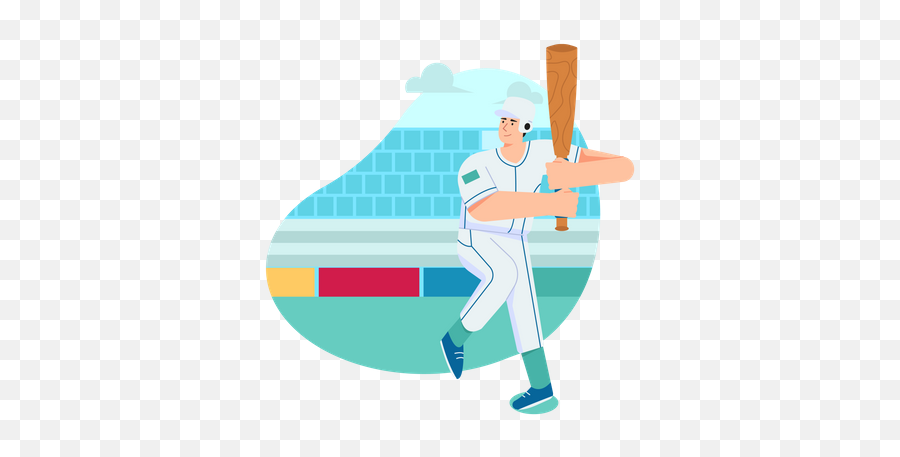 Premium Baseball Bat 3d Illustration Download In Png Obj Or - Cricketer,Baseball Bat Icon