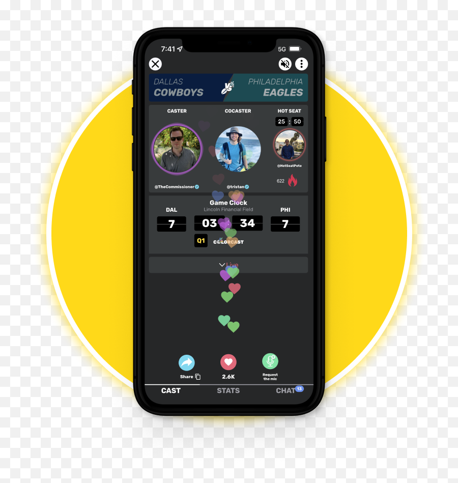 Colorcast - Portable Png,Yellow Touch Icon Android