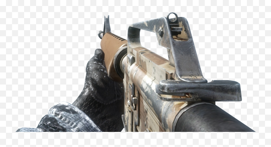 Gold M16 Black Ops Png Image - Black Ops Gold M16,Black Ops Png