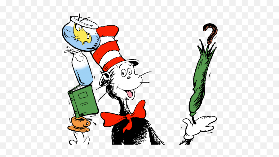Dr - Cat In The Hat Cartoon Png,Dr. Seuss Png