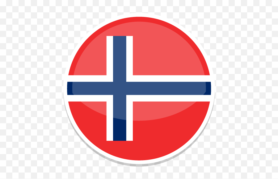 Svalbard Flag Country Icon - Transparent Norway Flag Circle Png,Cross Country Icon