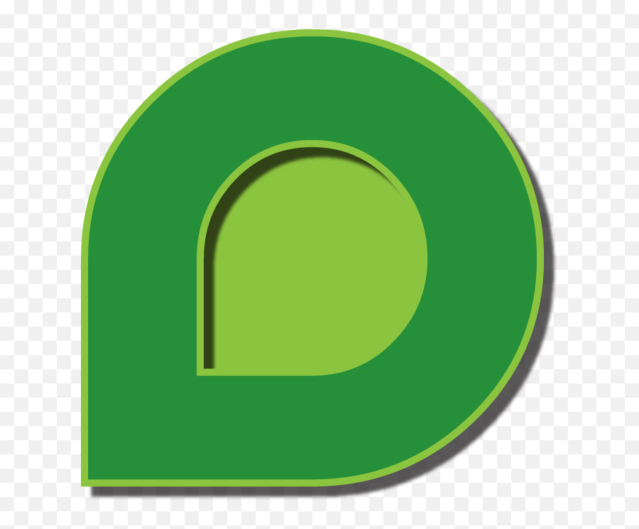 D - Green Leaf Circle Png,Leaf Logos