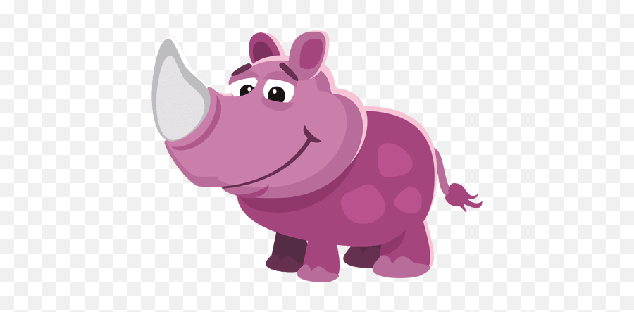 Funny Cartoon Transparent Png Rhino