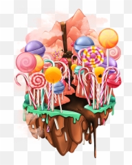 Skymath Floating Islands - Floating Island Candy Png,Floating Island Png