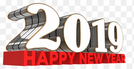 Happy New Year 2019 Free 3d Png - Mtc Tutorials Happy New Year 2020 3d Png,New Year 2018 Png