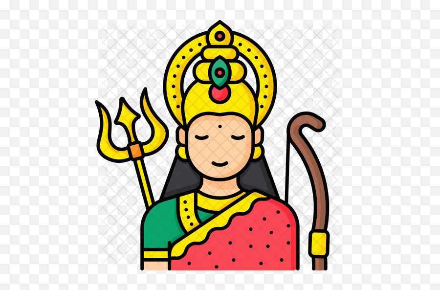 Goddess Durga Icon - Lord Ram Icon Png,Goddess Png