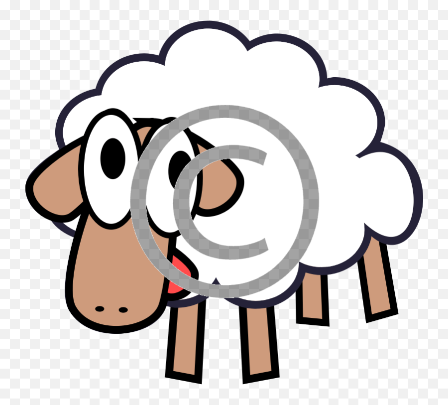 Sheep - Cartoon Lamb Png,Sheep Png