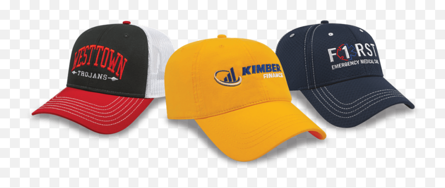Promotional Headwear Custom Embroidered Hats U0026 Knits Cap - Baseball Cap Png,Hats Png