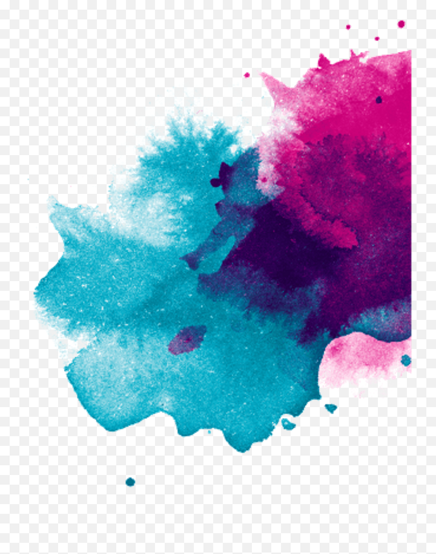 Colors Background Watercolor - Watercolor Splash Transparent Background Png,Blue Splash Png