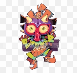 Download Hd Skull Kid Acrylic Charm - Cartoon Png,Skull Kid Png