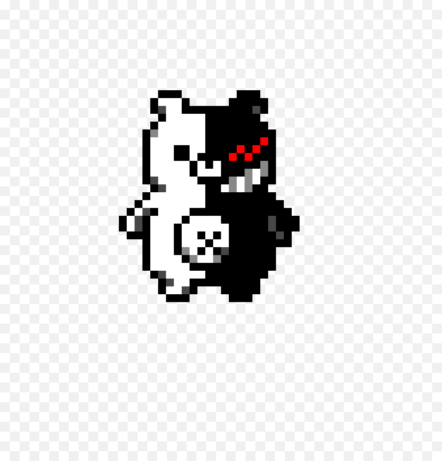 Download Monokuma - Pixel Monokuma Transparent Png,Monokuma Png