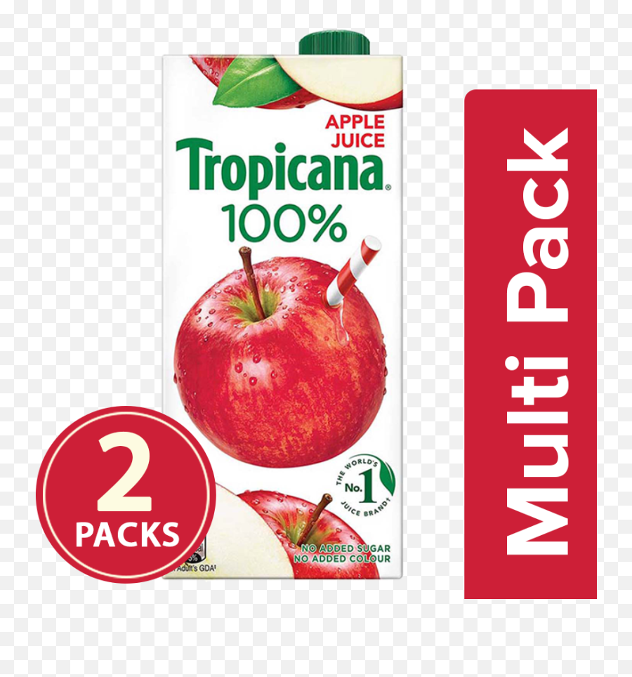 Tropicana 100 Apple Juice 2x1 L Multipack - Dairy Milk Silk Pack Png,Apple Juice Png