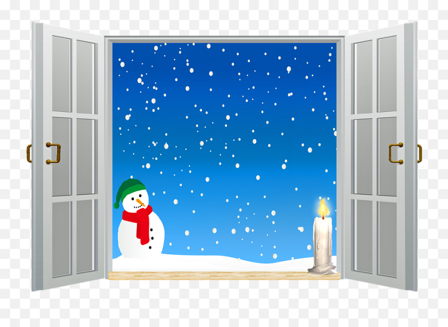 Winter Window Snow - Free Image On Pixabay Window Png,Snow Texture Png