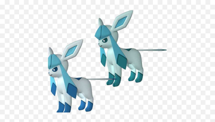 Glaceon Pokemon Character Free 3d Model - Cartoon Png,Glaceon Png