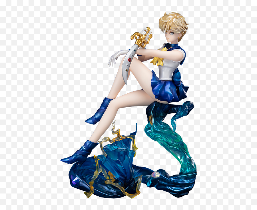 Sailor Uranus Collectible Figure By Bandai - Sailor Urano Png,Sailor Moon Transparent