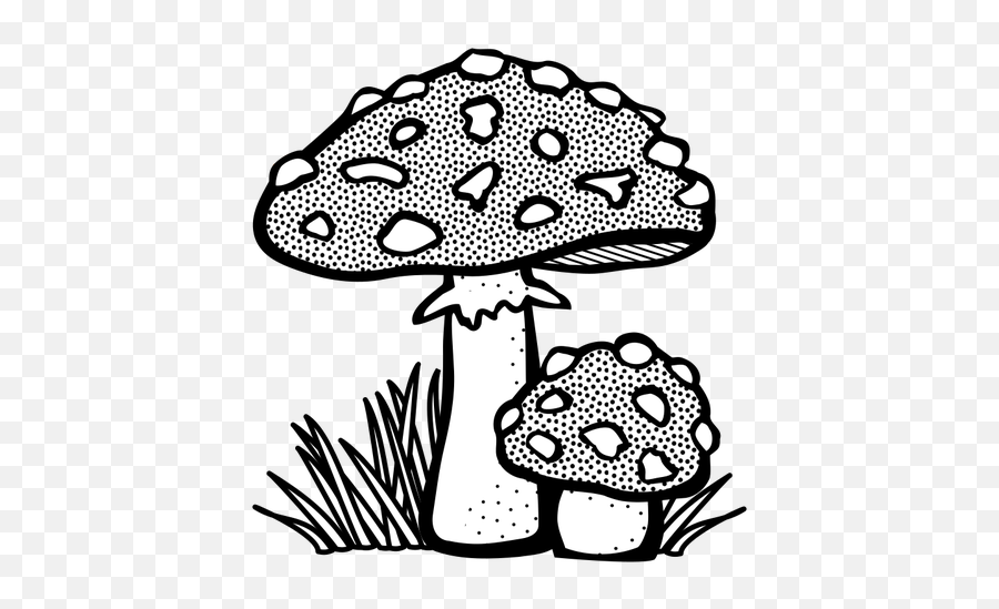 Toadstool Vector Royalty Free - Mushroom Black And White Png,Toadstool Png