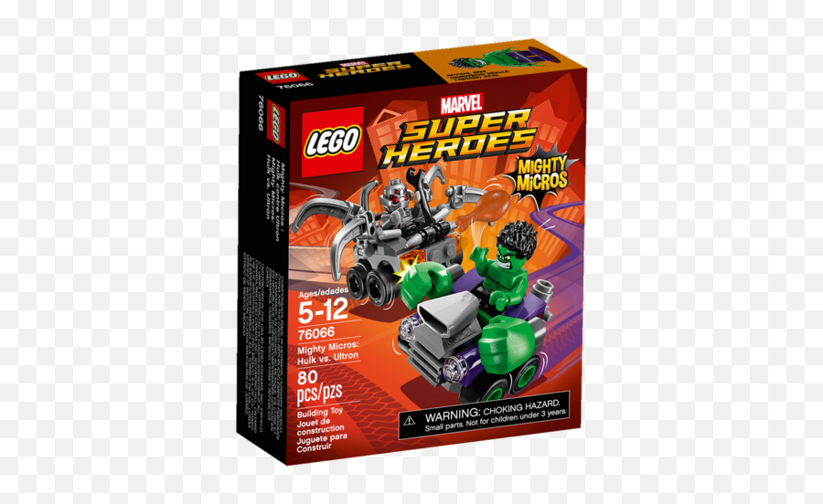 76066 Mighty Micros Hulk Vs Ultron - Brickipedia The Lego Lego Mighty Micros Hulk Vs Ultron Png,Ultron Png