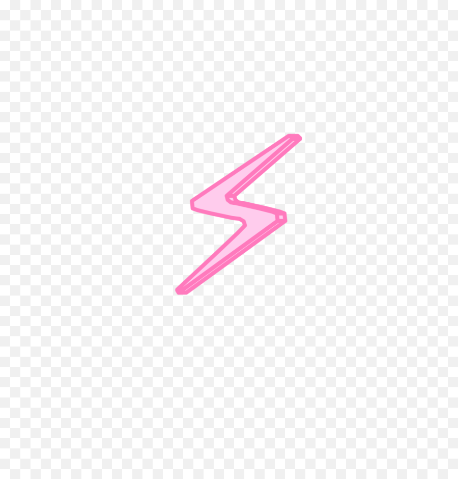 Download Pink Lightning Bolt Sticker Freetoedit Hd Png - Parallel,Lightening Bolt Png