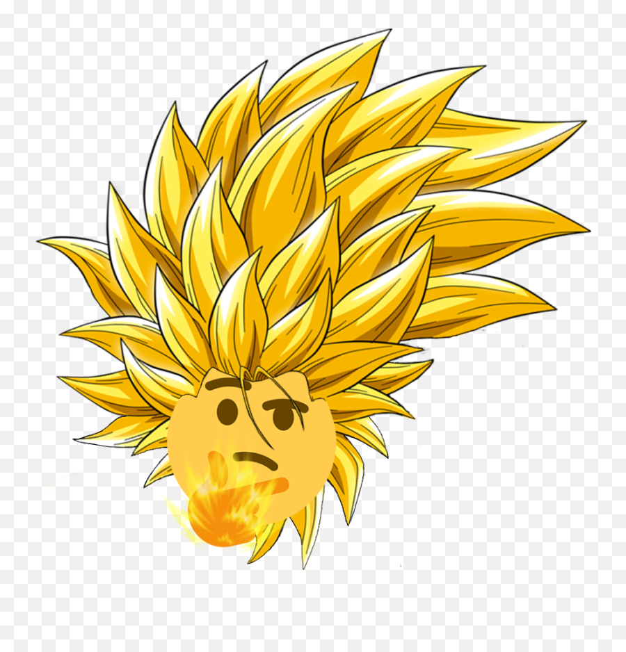 Super Saiyan Thonk Thinking - Raditz Ssj3 Png,Thonk Png