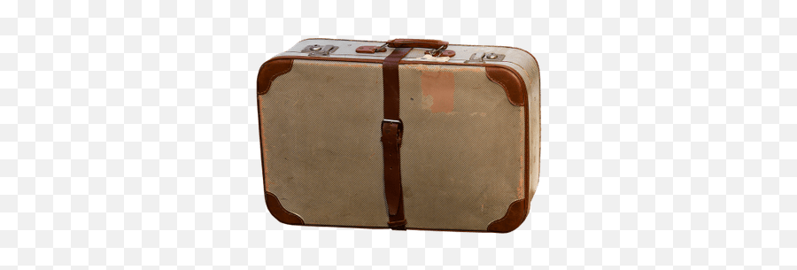 Suitcase White Canvas Transparent Png - Luggage With No Background,Briefcase Transparent Background