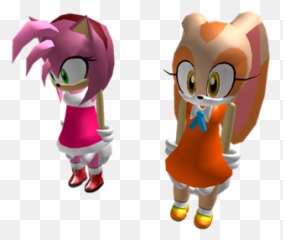 Giantess Amy Rose U0026 Cream - Roblox Cartoon Png,Amy Rose Png