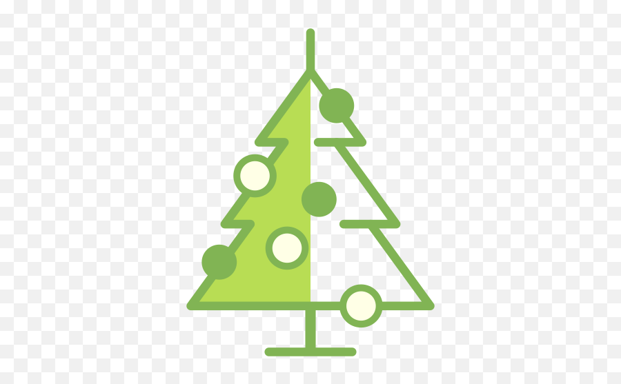 Christmas Tree Free Icon Of Cheerful - Christmas Tree Png,Christmas Tree Icon Png